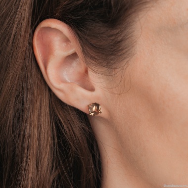 Пусеты Fiore Luna,  Champagne, SWE2127/2 CH S Пусеты Fiore Luna,  Champagne, SWE2127/2 CH S